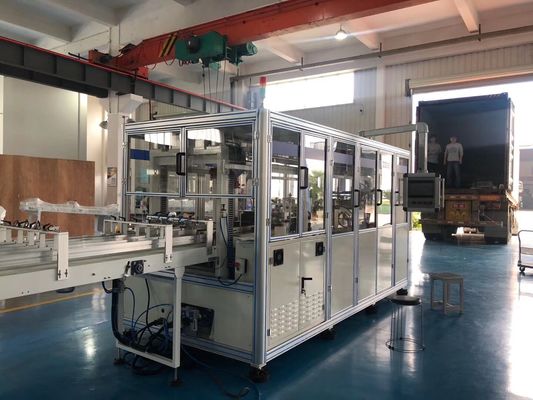 เครื่องผลิตกระดาษทิชชู 7.5KW สายพานลำเลียง 40 แพ็ค / นาทีเครื่องผลิตกระดาษทิชชู