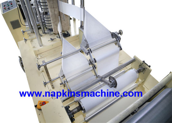 เครื่องพิมพ์สี 380V 5.5KW เครื่องพับผ้าเช็ดปากเครื่องดื่ม