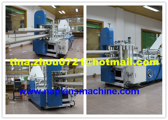 380V 50HZ 1/8 เครื่องพับกระดาษเช็ดปากเครื่องจ่าย
