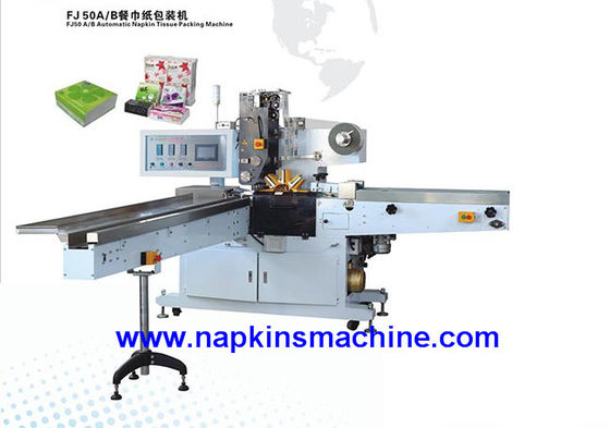 SIEMENS MOTOR 4 Color Printing PLC เครื่องบรรจุผ้าเช็ดปาก