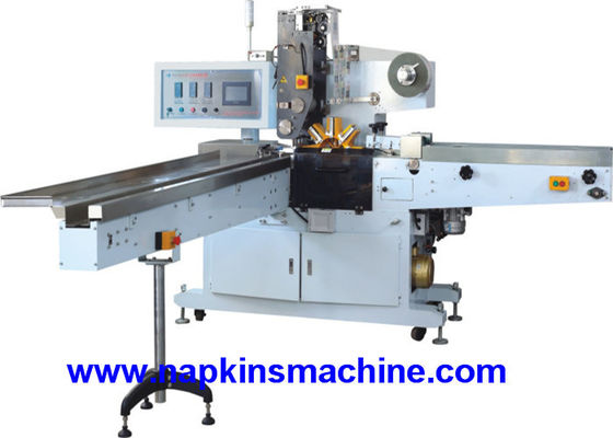 SIEMENS MOTOR 4 Color Printing PLC เครื่องบรรจุผ้าเช็ดปาก