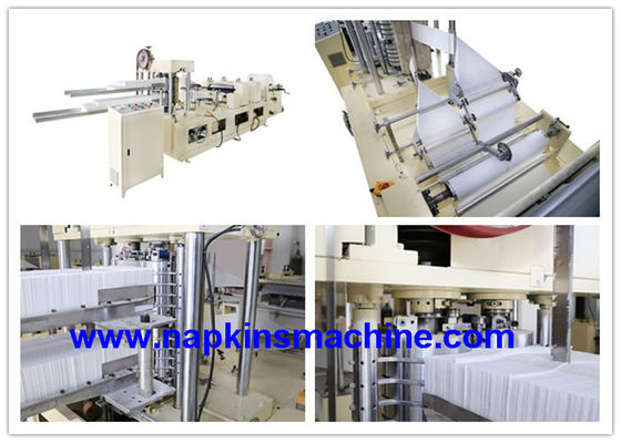 3000 แผ่น / Min Woolen Roller 380V Napkin Embossing Machine