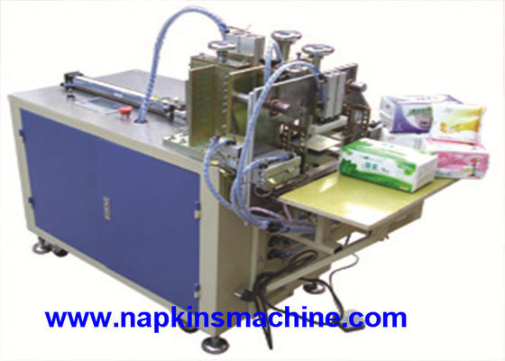 เครื่องบรรจุผ้าเช็ดปาก 15 แพ็ค / นาที, เครื่องบรรจุกระดาษทิชชูควบคุม PLC