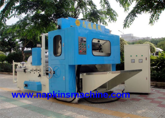 V Fold Lamination เครื่องทำผ้าขนหนูกระดาษ 5.5KW / เครื่องทำกระดาษเช็ดปาก