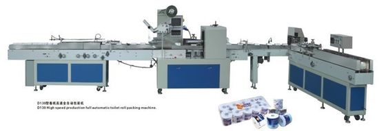 เครื่องบรรจุม้วนห้องน้ำหน้าจอสัมผัส PLC