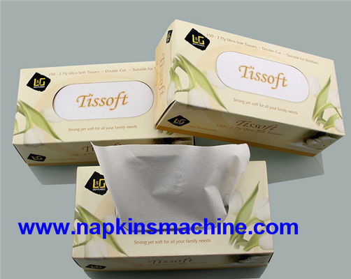 PLC 200mm ขนาด 1300 แผ่น / Lane Facial Tissue Machine