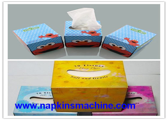 เครื่องทำเนื้อเยื่อใบหน้ากล่องลูกบาศก์ 380V, เครื่องผลิตกระดาษทิชชู 80 M / นาที