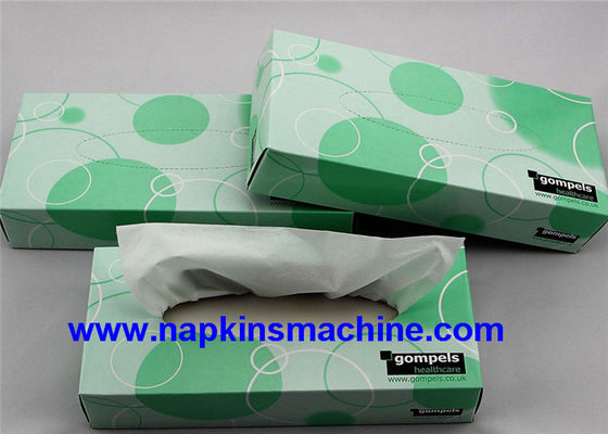 เครื่องจักรกระดาษทิชชูควบคุม PLC 50 กล่อง / นาที