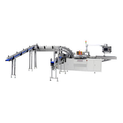 เครื่องบรรจุเนื้อเยื่อใบหน้ากล่อง PLC 85 กล่อง / นาที