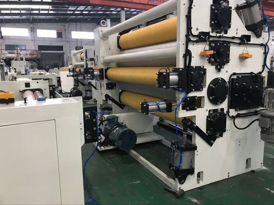 Nonwoven Slitting Jumbo Roll Toilet Roll เครื่องทำ