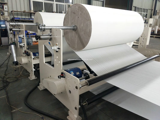 ความกว้าง 2800 มม. 7.5KW เครื่องตัดกระดาษครัวและเครื่องกรอกลับ