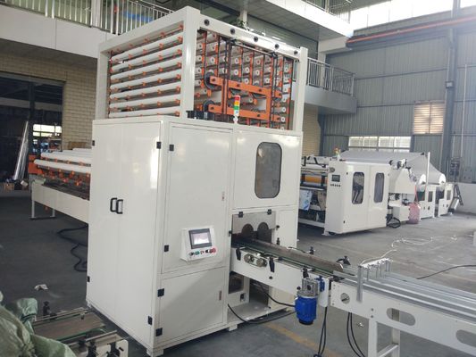 เครื่องผลิตเนื้อเยื่อม้วนจัมโบ้อัตโนมัติ Rewinder