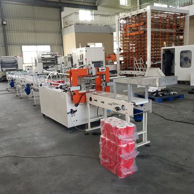 นิวเมติก Rewinder HMI Toilet Roll Making Machine 500m / Min