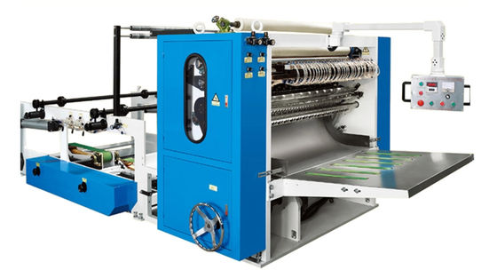 สายการผลิตกระดาษเช็ดหน้าแบบ Soft Drawing 11KW 4800sheets / min Interfold