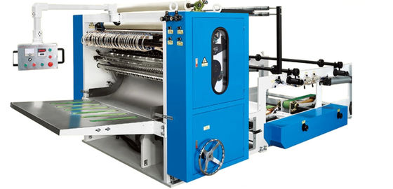 สายการผลิตกระดาษเช็ดหน้าแบบ Soft Drawing 11KW 4800sheets / min Interfold
