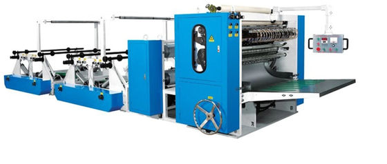 7.5KW JOG สายการผลิตกระดาษเช็ดหน้าด้วยเครื่องจักรบรรจุภัณฑ์