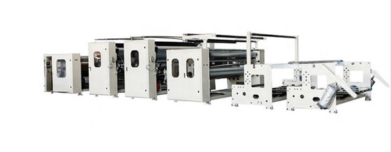 เครื่องทำกระดาษชำระ 200m / นาทีนูนม้วนกรอกลับ 7.5KW