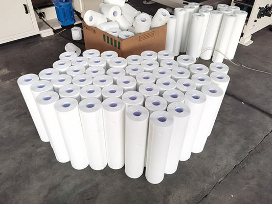 เครื่องม้วนกระดาษชำระความกว้าง 3500 มม. 11KW 400m / นาทีพร้อมเครื่องห่อ
